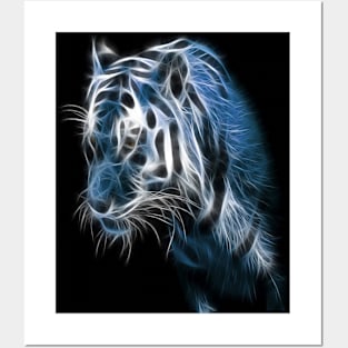 Digital tiger Posters and Art